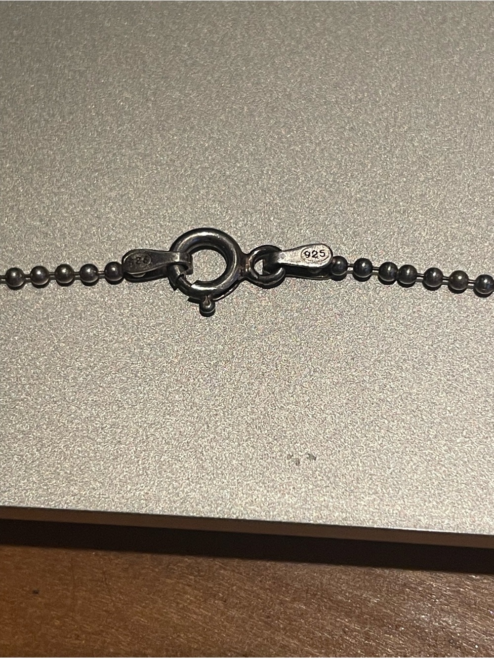 Silver Pink Pearl Necklace - Picture 3 of 4
